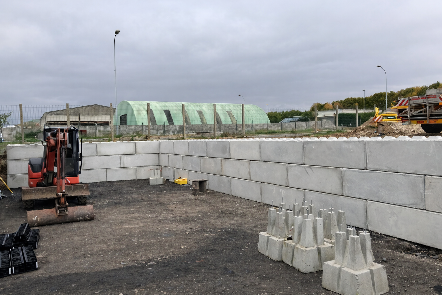 blocs béton sécurisation produit