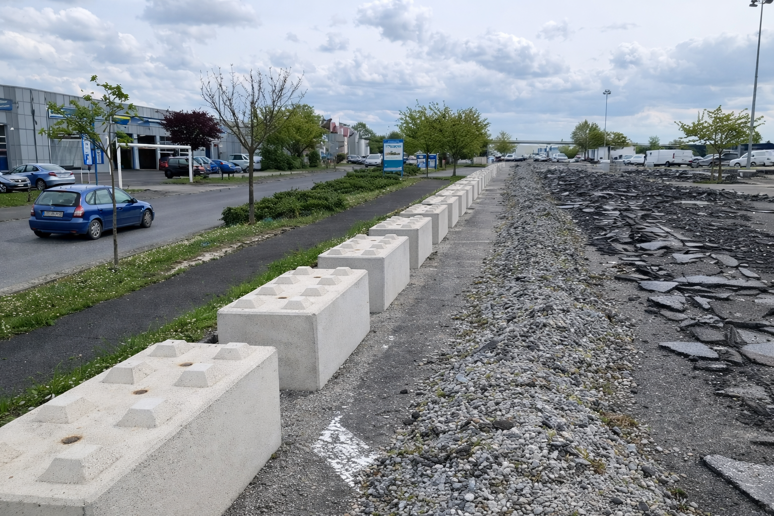 Bloc béton préfabriqués anti intrusion