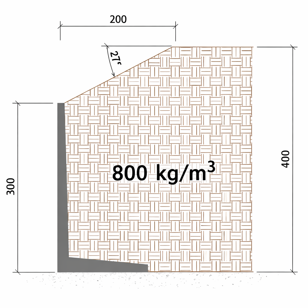 charge à respecter murs en L en béton